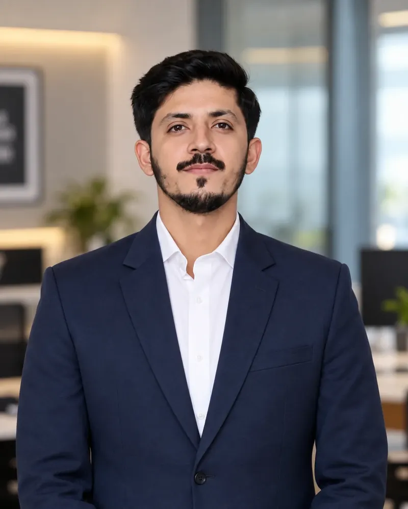 Muhammad Shahzeb Anwar at work