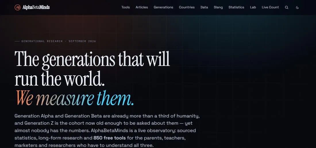 AlphaBetaMinds website