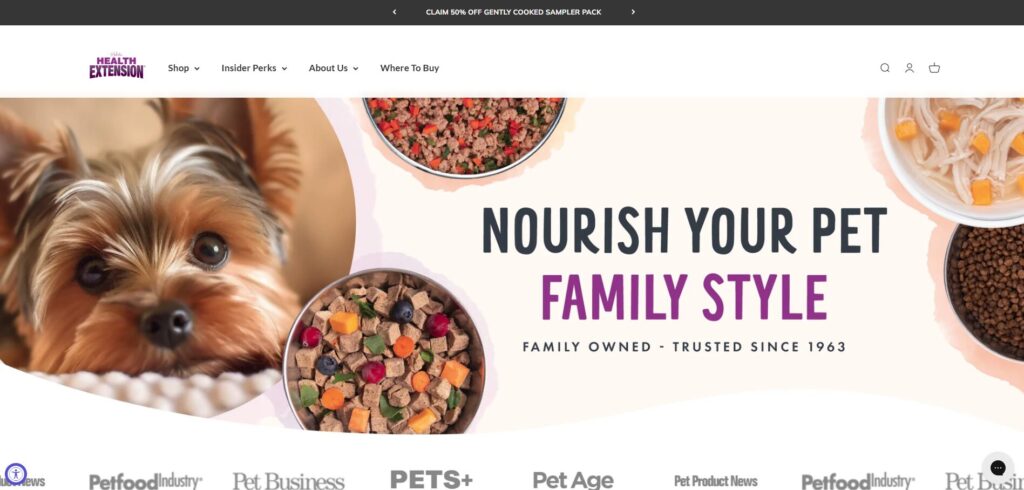 HealthExtension.com - Shopify Project by Shahzeb Speaks