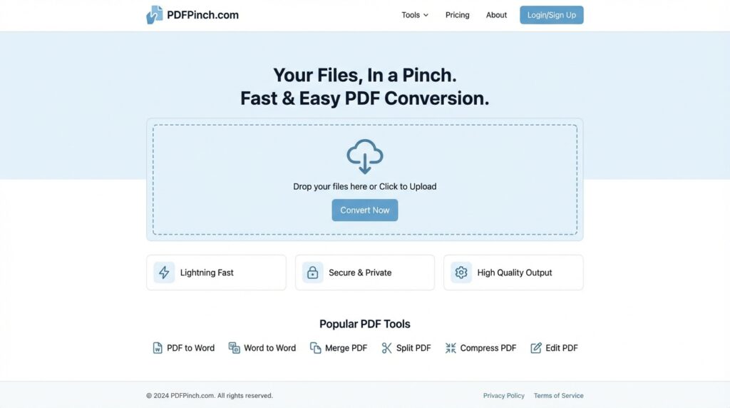 PDFPinch.com - WordPress Project by Shahzeb Speaks