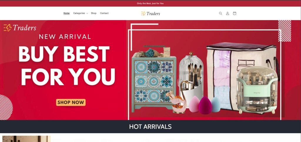 FlashTraders.PK - Shopify Project by Shahzeb Speaks