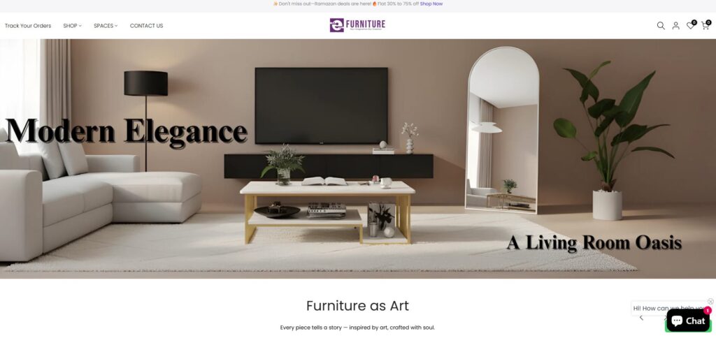 Efurniture.Pk - Shopify Project by Shahzeb Speaks