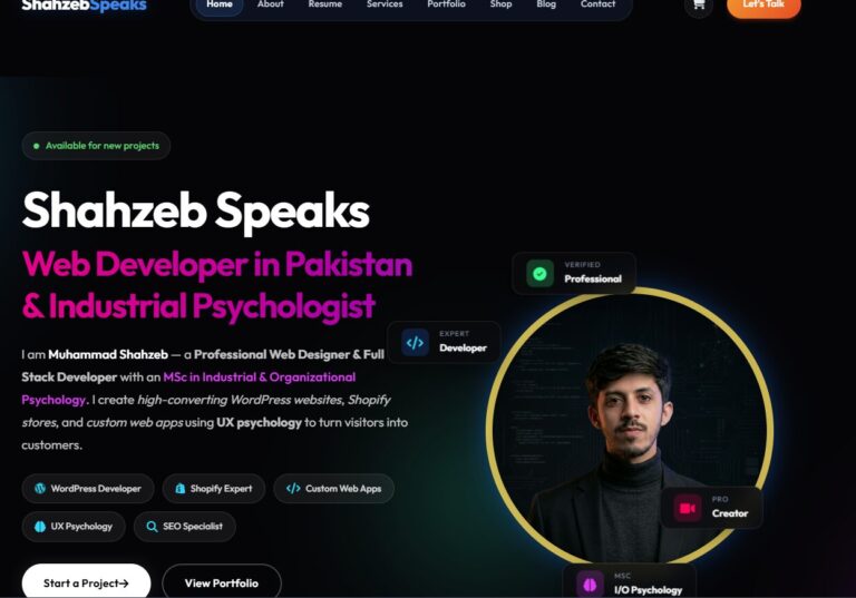 ShahzebSpeaks.com