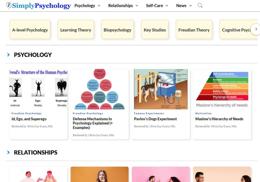 SimplyPsychology - WordPress Project by Shahzeb Speaks