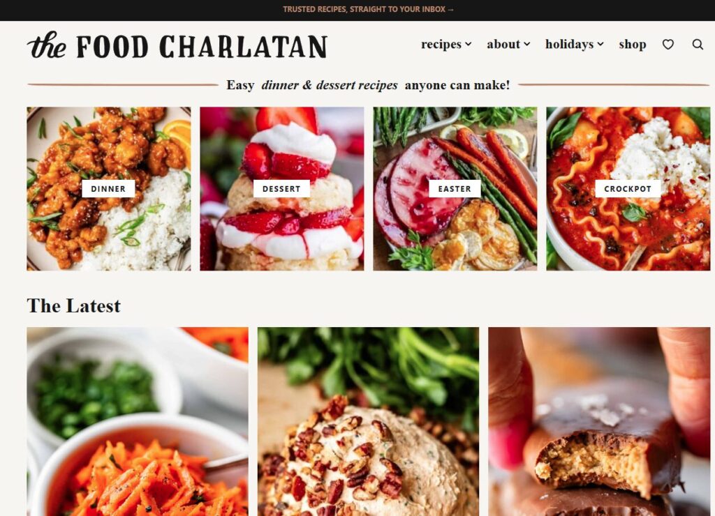 TheFoodCharlatan.com - WordPress Project by Shahzeb Speaks