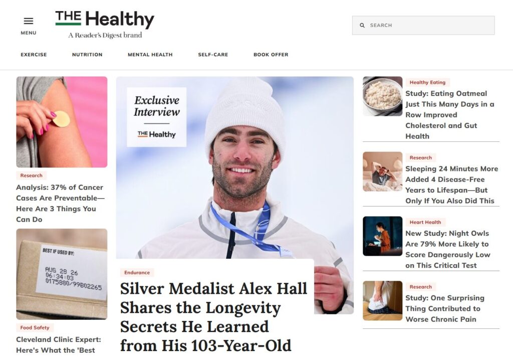 TheHealthy.com - WordPress Project by Shahzeb Speaks