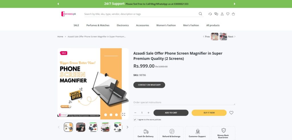 Darvaza.Pk - Shopify Project by Shahzeb Speaks