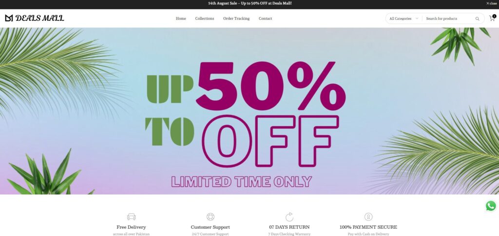 Dealsmall.Pk - Shopify Project by Shahzeb Speaks