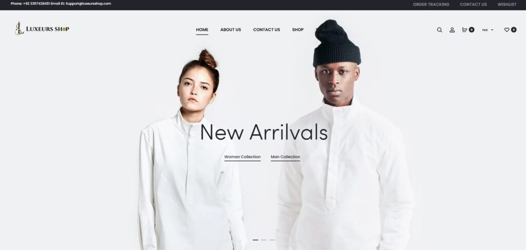 LuxeursShop.com - E-Commerce Project by Shahzeb Speaks
