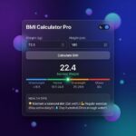 BMI Calculator Pro — Instant Results, Health Tips & Dark/Light Mode for WordPress