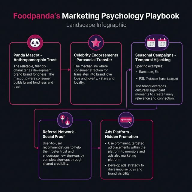 Foodpanda Marketing Psychology - Panda Mascot, Celebrity Endorsements, Seasonal Campaigns