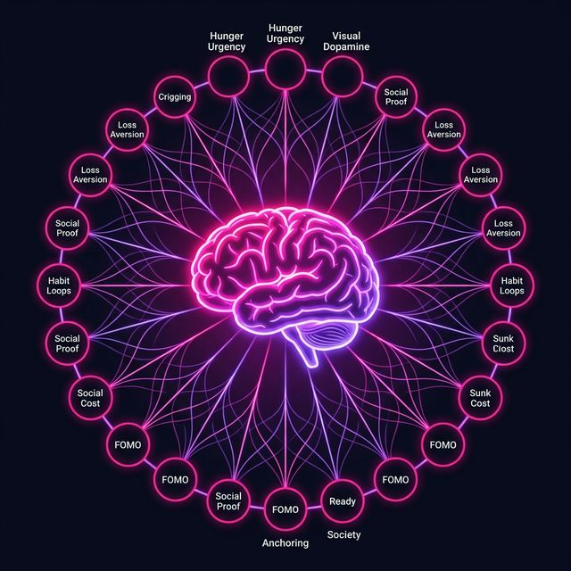 Foodpanda 20 Psychology Principles Wheel - Brain Science Behind Food Delivery