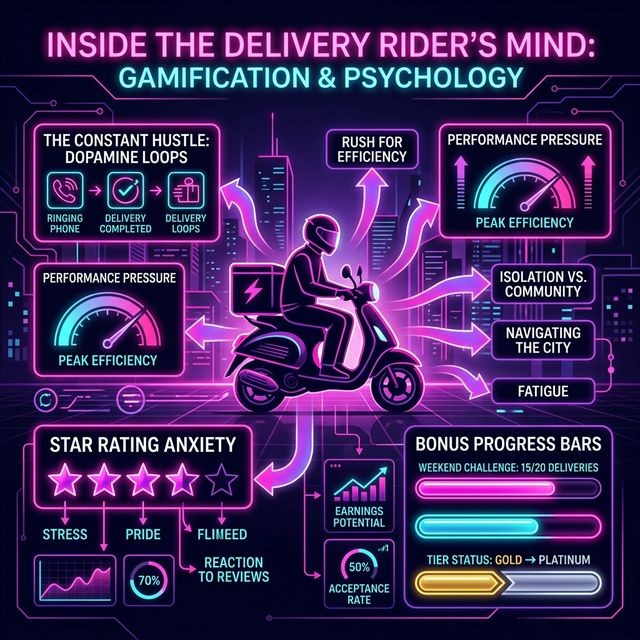 Foodpanda Rider Psychology - Gamification and Peak-End Rule