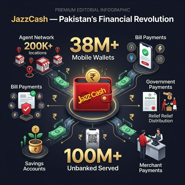 JazzCash Financial Psychology Revolution Infographic
