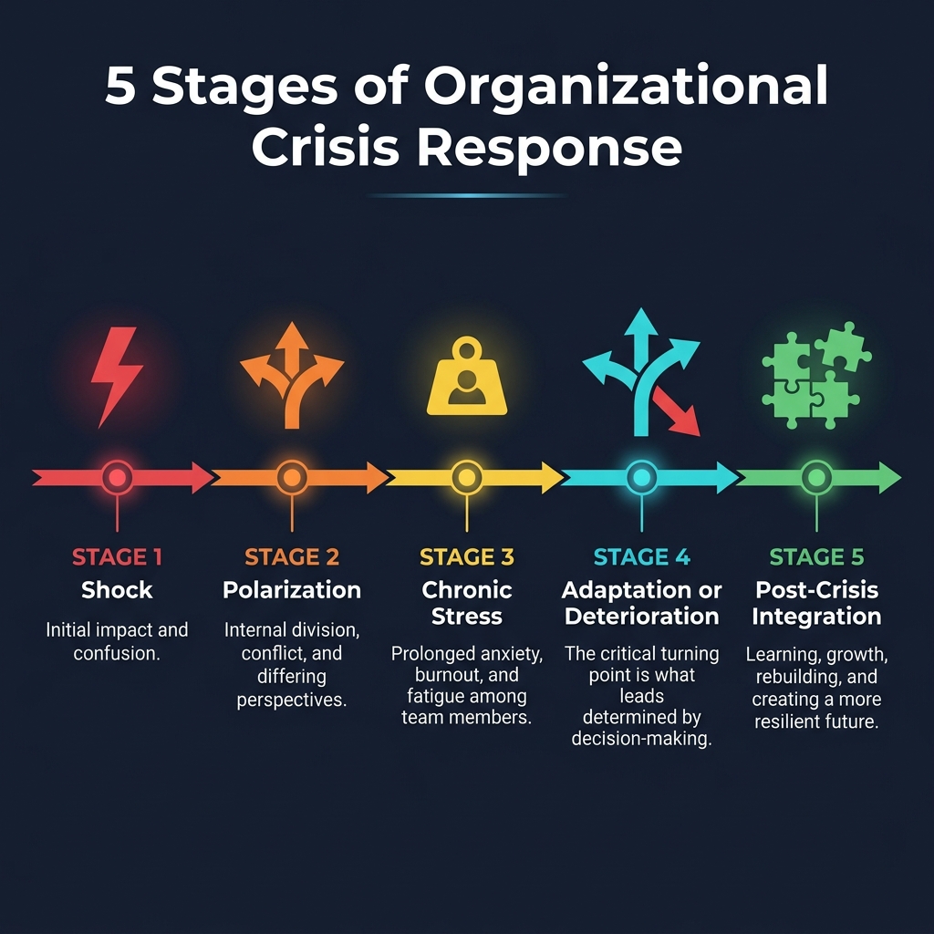 5 Stages of Organizational Crisis Response