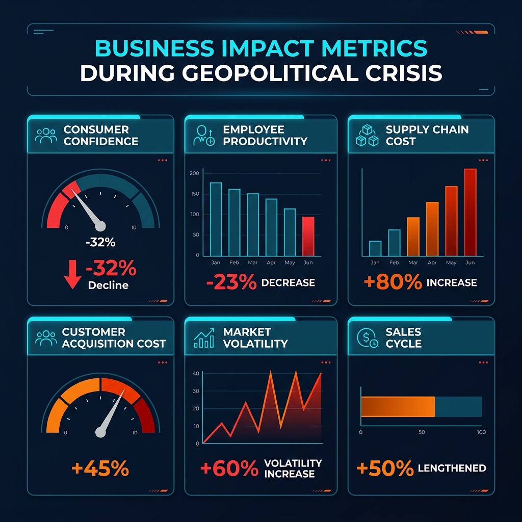 Business Impact Metrics During Geopolitical Crisis