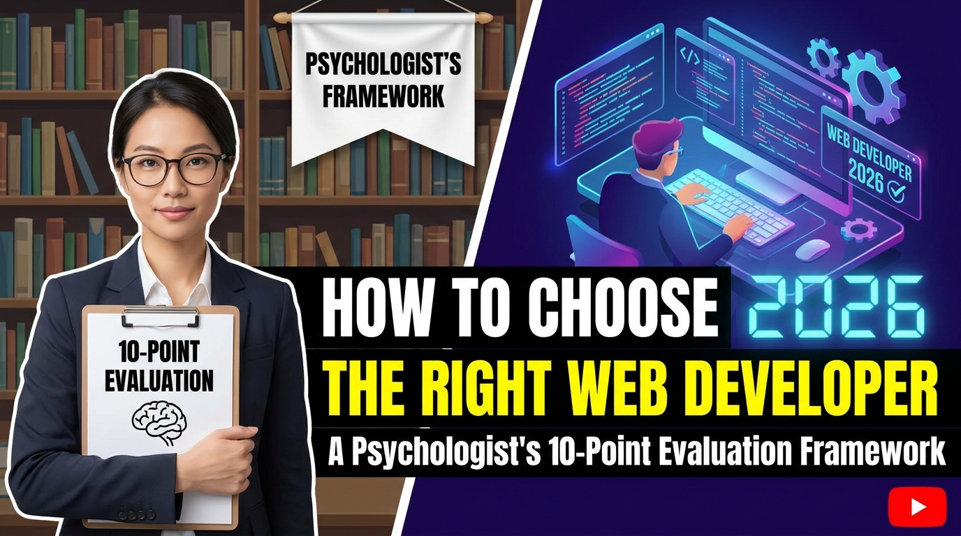 How to Choose the Right Web Developer in 2026: A Psychologist’s 10-Point Evaluation Framework