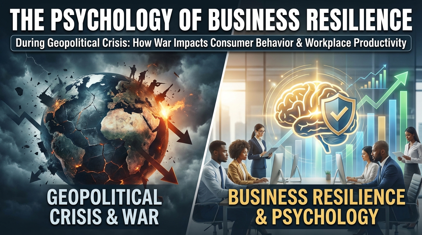 The Psychology of Business Resilience During Geopolitical Crisis: How War Impacts Consumer Behavior & Workplace Productivity