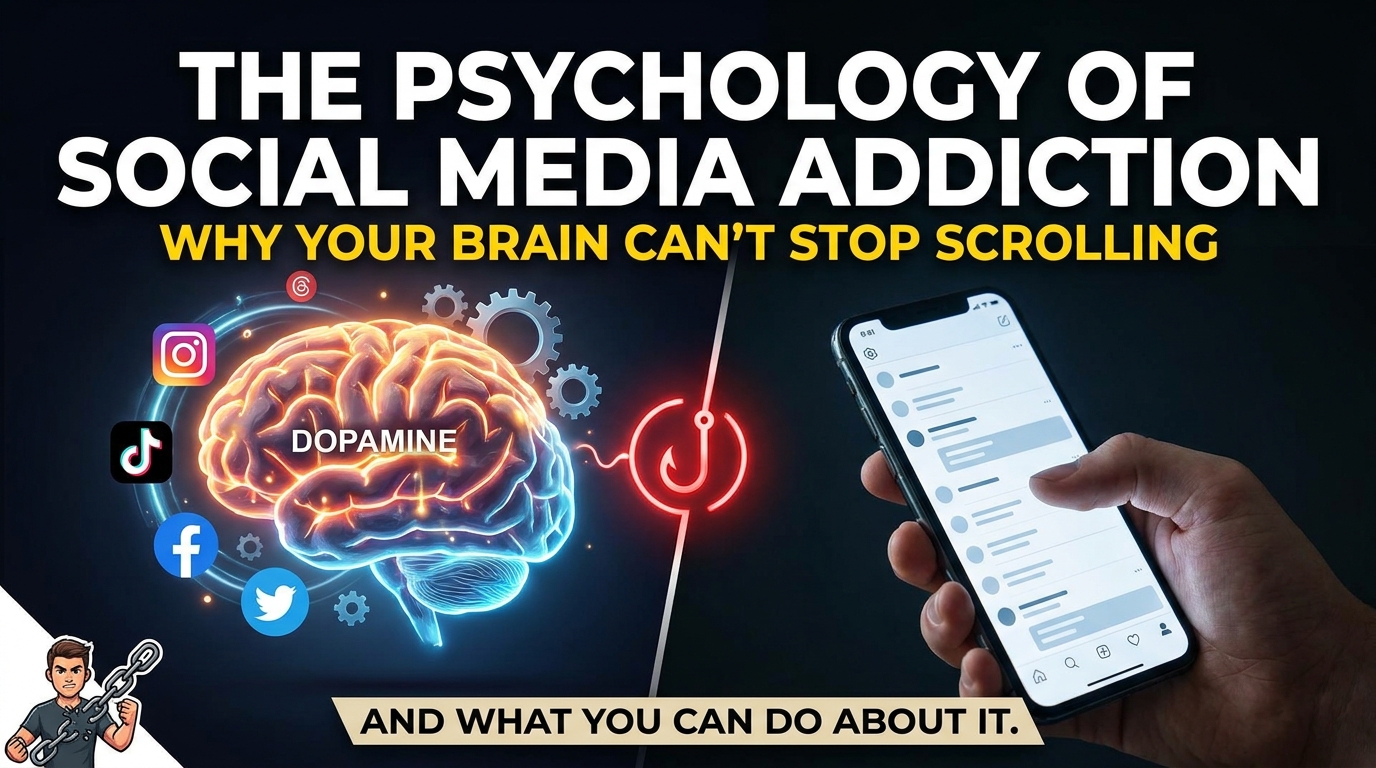 The Psychology of Social Media Addiction: Why Your Brain Cannot Stop Scrolling (And What You Can Do About It)