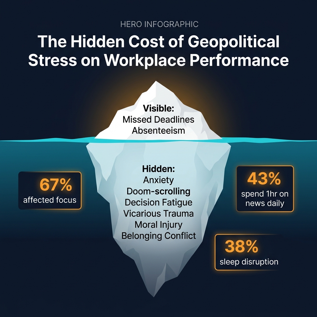 The Hidden Cost of Geopolitical Stress on Workplace Performance