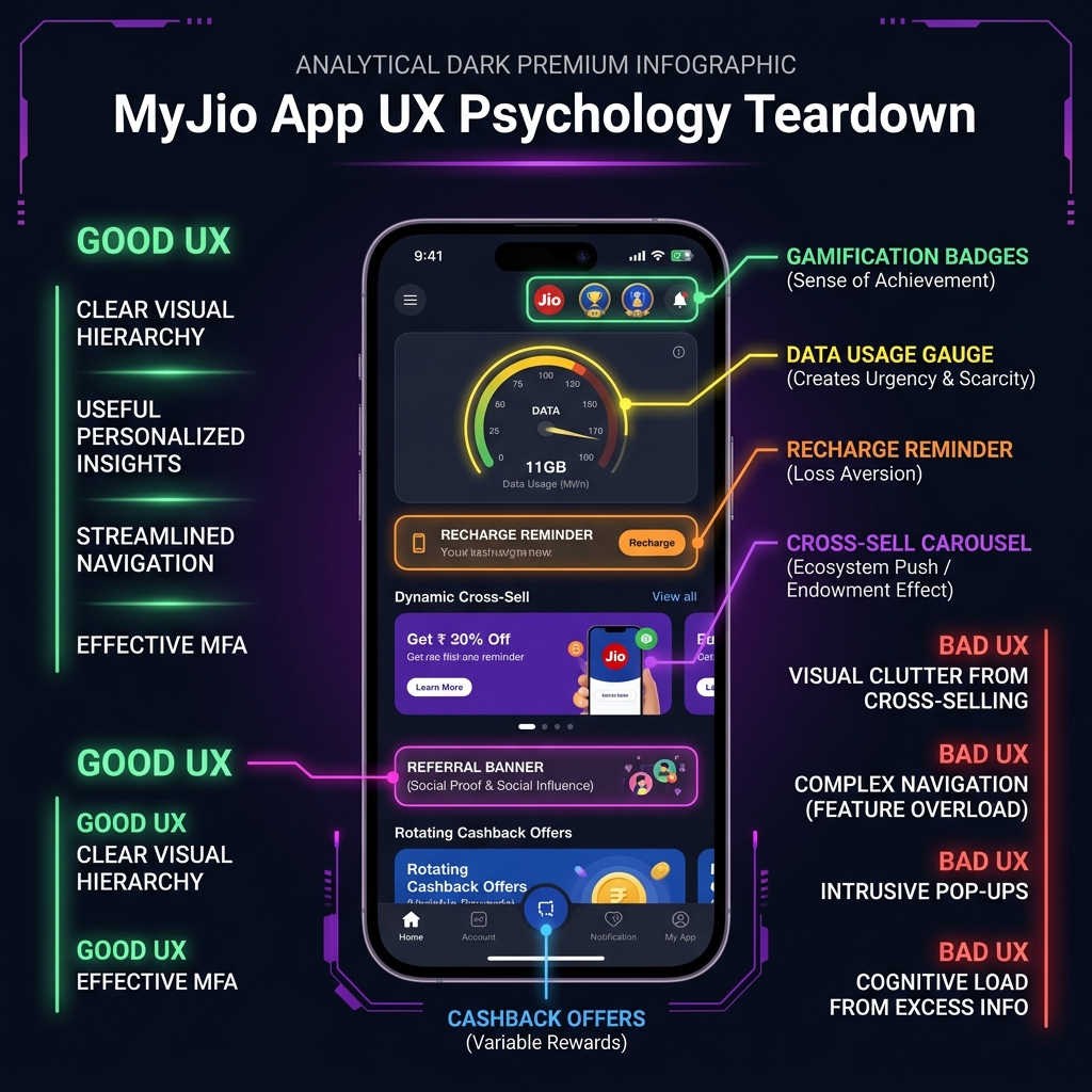MyJio App UX Teardown