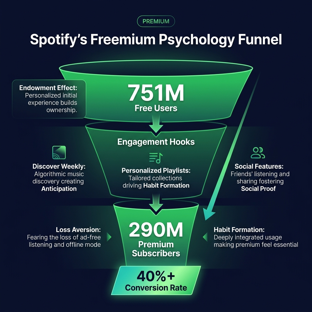 spotify freemium funnel