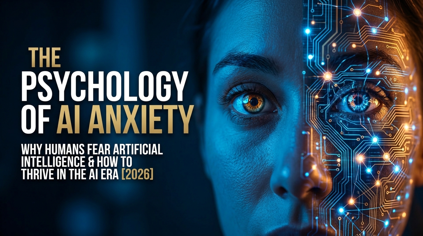 The Psychology of AI Anxiety: Why Humans Fear Artificial Intelligence & How to Thrive in the AI Era [2026]