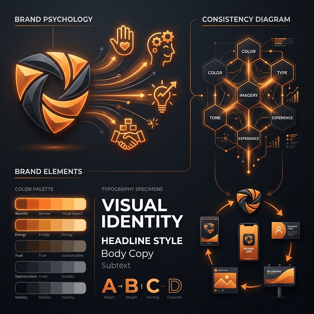 Ufone brand identity psychology analysis showing color psychology, typography, and visual consistency
